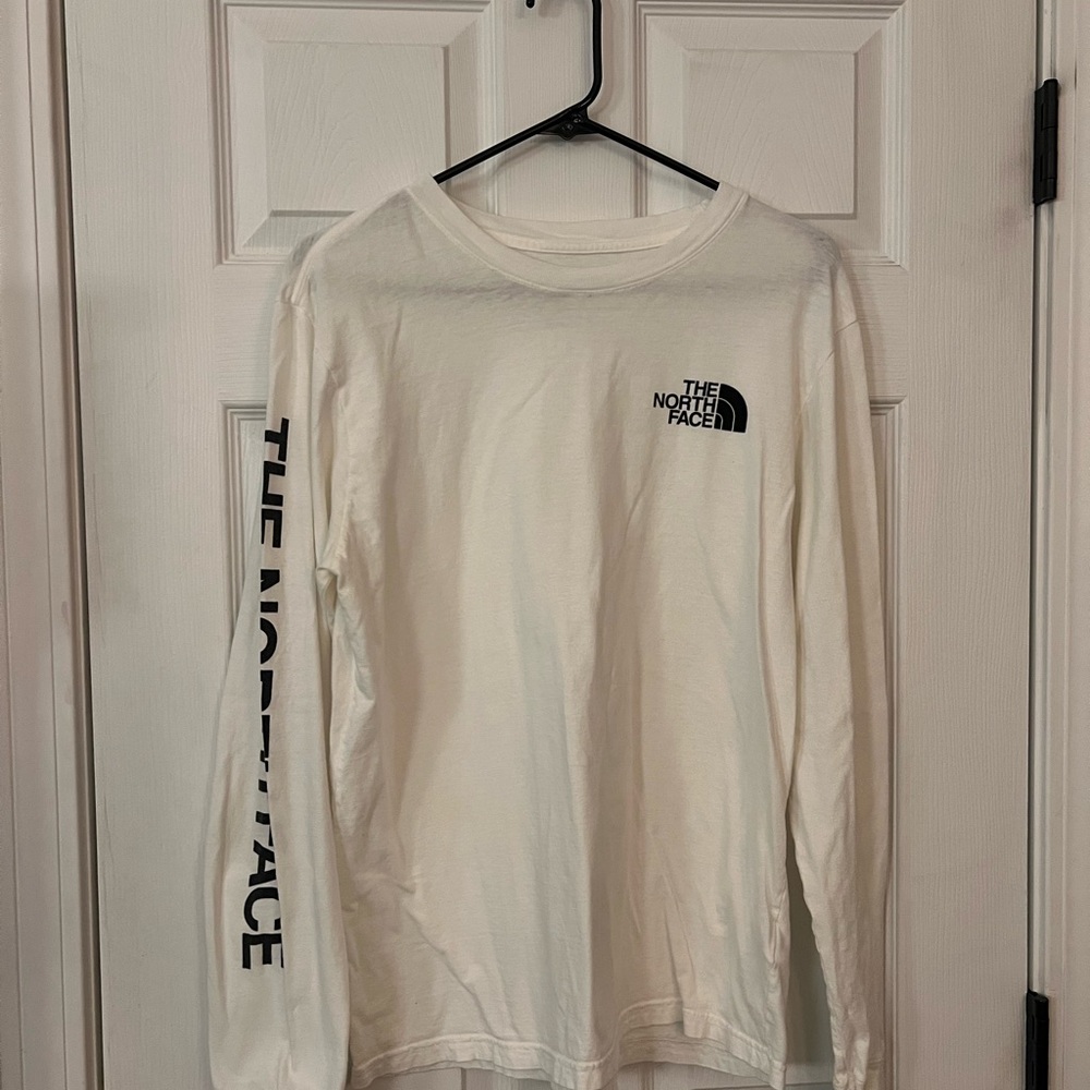 The North Face Men's Cream Long Sleeve Tee